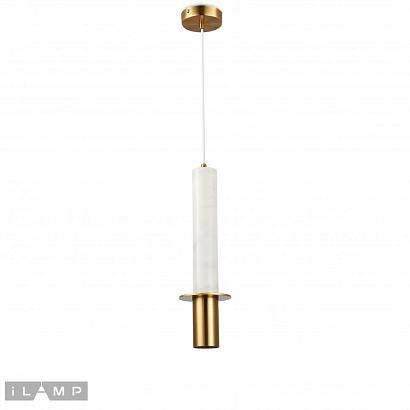 Подвесные Светильник подвесной iLamp Lofty 10705-1 WH-BR, доставка по Казахстану 