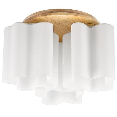 Потолочные Потолочная люстра Lightstar Nubi Legno 802035, доставка по Казахстану 
