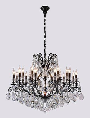 люстра crystal lux magnifico sp19 black/transparent crystal lux 2310/319, доставка по Казахстану 