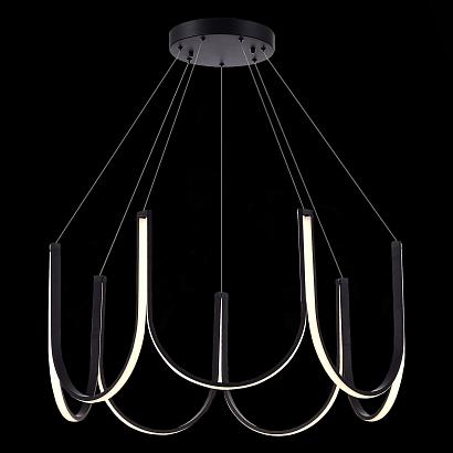 люстры sl6202.403.01 светильник подвесной st-luce черный led 1*90w 3000k, доставка по Казахстану 