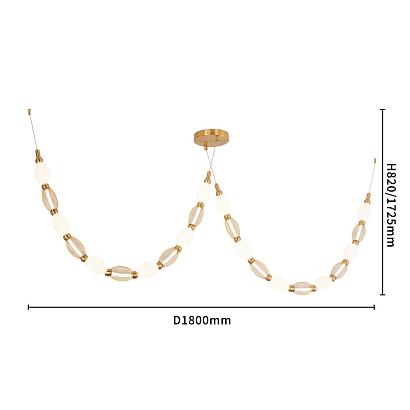 люстры подвесной светильник perler 4559-2pc, доставка по Казахстану 