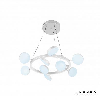 люстры подвесная светодиодная люстра iledex totes fs-016-d9 63w wh, доставка по Казахстану 