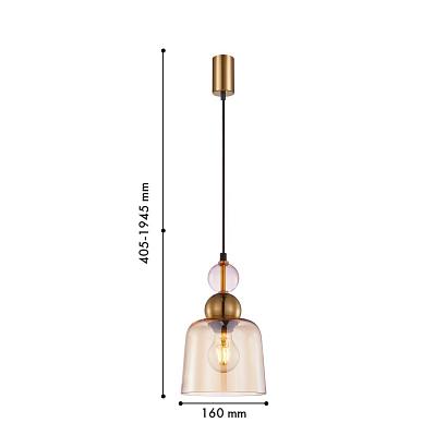 подвесной светильник vinglas 4341-1p, доставка по Казахстану 