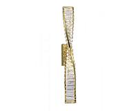 NEWPORT 8240 8246/A gold NEW , Бра, Gold Clear crystal L7,6*H65*Sp11,7 cm LED strip 17W 3000K 1700Lm