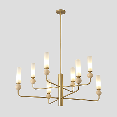 купить Люстра Crystal Lux SIMPLY SP8 BRASS Crystal Lux 4080/308 в Алматы, svet.kz, доставка по Казахстану 