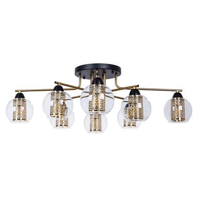 Потолочные Потолочный светильник Arte Lamp MANCHESTER A7045PL-8BK, доставка по Казахстану 