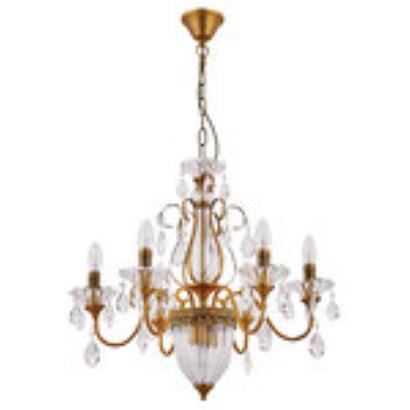 люстры подвесная люстра arte lamp schelenberg a4410lm-6-2sr, доставка по Казахстану 
