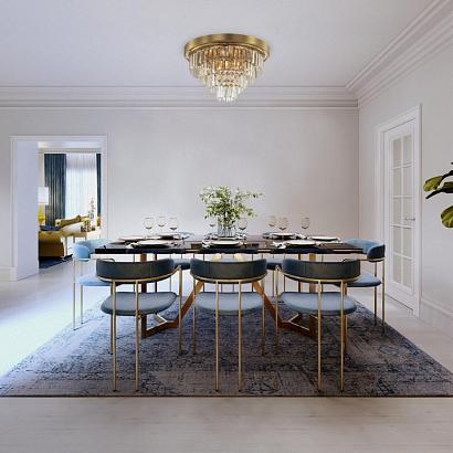 потолочная люстра lumion classi zaha 5257/6c, доставка по Казахстану 