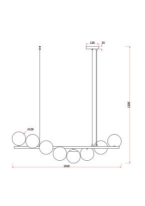 люстры подвесной светильник freya fr5199pl-08bs1, доставка по Казахстану 