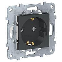 Розетка Schneider Electric Unica New с/з со шторками 16A 250V NU503754 