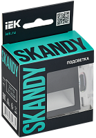 Дополнительная картинка SKANDY Подсветка LED встраиваемая SK-L01Bl черн. IEK