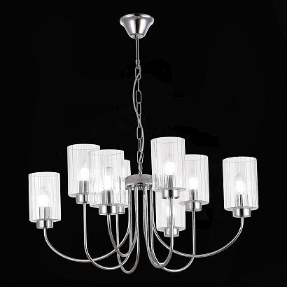 люстры sle1127-103-08 люстра подвесная хром/прозрачный e14 8*40w tilda, доставка по Казахстану 
