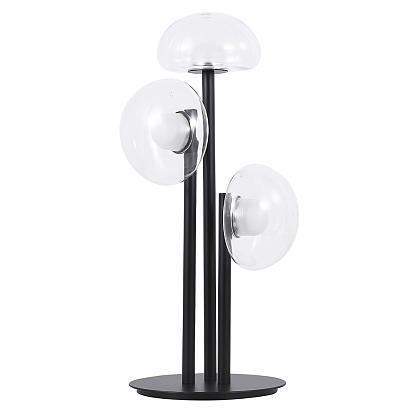 Настольная лампа Crystal Lux BOSQUE LG3 BLACK/TRANSPARENT Crystal Lux 0270/503