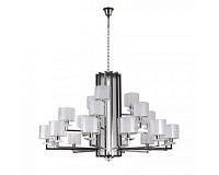 newport 4400 4412+6+3/c black glossy , люстра, black glossy clear crystal clear glass d130*h86 cm e14 21*60w + led 2*5w, доставка по Казахстану 