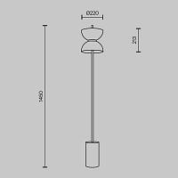 Дополнительная картинка Напольный светильник (торшер) Maytoni MOD178FL-L11G3K