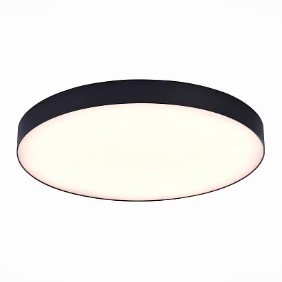 люстры st606.432.96 светильник потолочный черный led 1*96w 3000k 8 640lm ra>85 120° ip20 d600xh55 185-265v, доставка по Казахстану 