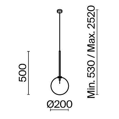 подвесной светильник maytoni mod172pl-01b, доставка по Казахстану 