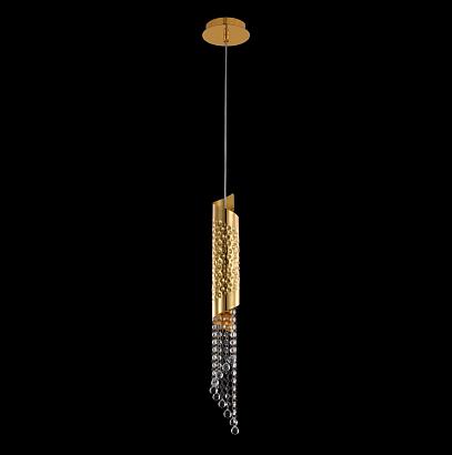 светильник подвесной crystal lux credo sp1 gold crystal lux 1471/201, доставка по Казахстану 