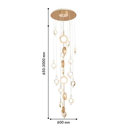 люстры подвесной светильник yo-yo 4334-32p, доставка по Казахстану 