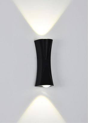 С 2 плафонами на стену Настенный светильник Arte Lamp LESATH A6027AP-10BK, доставка по Казахстану 
