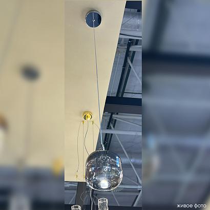 светильник подвесной crystal lux box sp1 chrome/smoke crystal lux 1271/201, доставка по Казахстану 