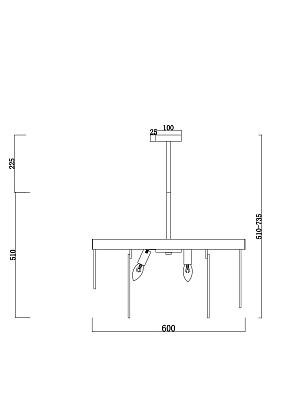 купить Подвесной светильник Freya FR5104PL-08BS3 в Алматы, svet.kz, доставка по Казахстану 