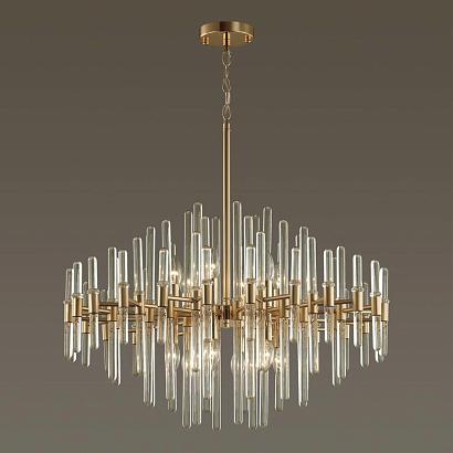 подвесная люстра odeon light hall stika 4988/12, доставка по Казахстану 