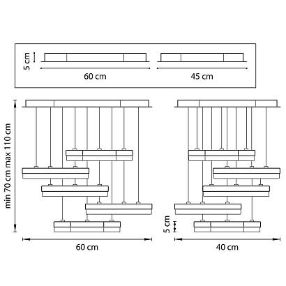 люстры подвесная светодиодная люстра lightstar unitario 763449, доставка по Казахстану 
