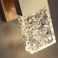 4364/5WL HIGHTECH ODL23 203 матовое золото/металл/стекло Настенный св-к IP20 LED 10W 612Лм 3000K RICCI