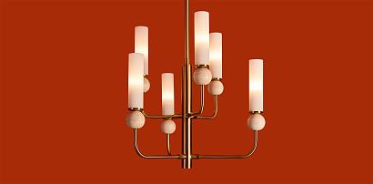 купить Люстра Freya FR5482CL-06BS1 Sunspot в Алматы, svet.kz, доставка по Казахстану 