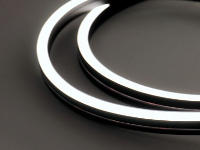 Неоновая лента постоянного тока, черная SMD2835, 120led/m, 15Вт,м, 24В, 3000K (20м) купить в Алматы svet.kz