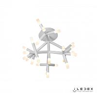 люстры потолочная светодиодная люстра iledex savage fs-017-x25 wh, доставка по Казахстану 