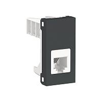 Розетка телефонная RJ12 одиночная Schneider Electric Unica Modular NU349154 