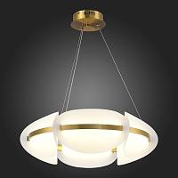 sl1304.203.45 подвесной светильник st-luce золотистый/белый led 1*45w 3000k etoile, доставка по Казахстану 