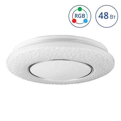 люстры светильник lumin'arte led vega 48w rgb  димм. 3000-6000k max 4000lm пульт ду эффект  звездного неба  60x380mm ip20, доставка по Казахстану 