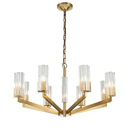 люстра подвесная belfast malone 6035-8 br cl, доставка по Казахстану 