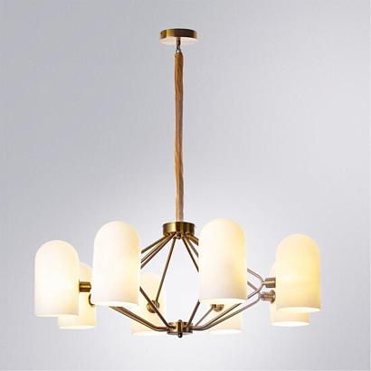 люстры подвесная люстра arte lamp cassel a5454lm-8pb, доставка по Казахстану 