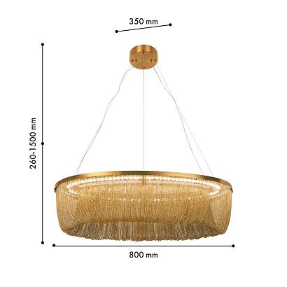 подвесной светильник vandfald 4491-8p, доставка по Казахстану 