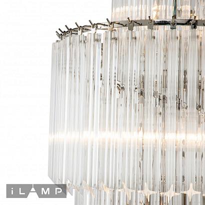 люстры подвесная люстра ilamp manhattan 051d-11 nickel, доставка по Казахстану 