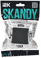 Дополнительная картинка SKANDY Выключ. 1-кл. 10А SK-V01G граф. IEK