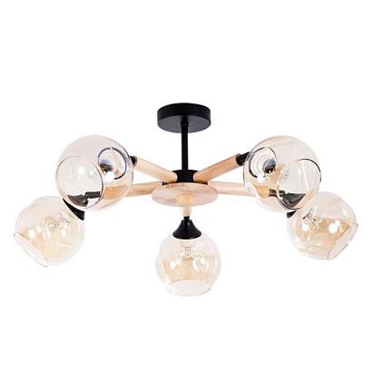потолочный светильник arte lamp branson a4370pl-5br, доставка по Казахстану 