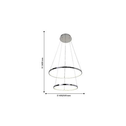 подвесной светодиодный светильник favourite giro 2314-10p, доставка по Казахстану 