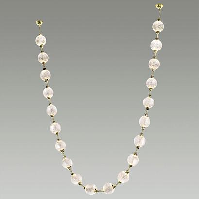 люстры 5008/80l l-vision odl23 золотой/прозрачный/металл/акрил подвес led  80w 4000k 4400лм crystal, доставка по Казахстану 