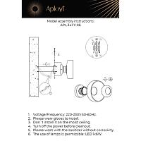 Дополнительная картинка APL.341.11.06 Бра настенное Aployt Eloiza