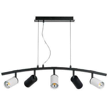 люстры lr735372363 люстра rullo 5х50w gu10 черный - белый  571735 - 214437-2 - 214436-3, доставка по Казахстану 