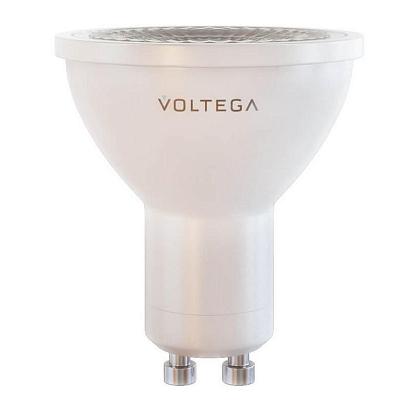 Лампа светодиодная Voltega GU10 7W 2800К прозрачная 7060 купить в Алматы svet.kz