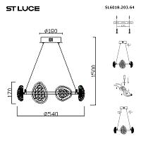 Дополнительная картинка SL6018.203.64 Светильник подвесной ST-Luce ENIGMA