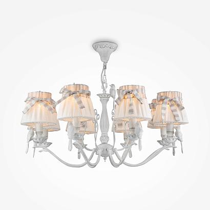 люстры подвесная люстра maytoni bird arm013-08-w, доставка по Казахстану 