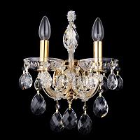 Дополнительная картинка Бра Crystal Lux ISABEL AP2 GOLD/TRANSPARENT Crystal Lux 2080/402
