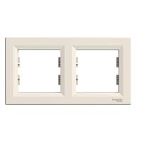 Asfora рамка горизонтальная, 2-постовая Schneider Electric EPH5800223 